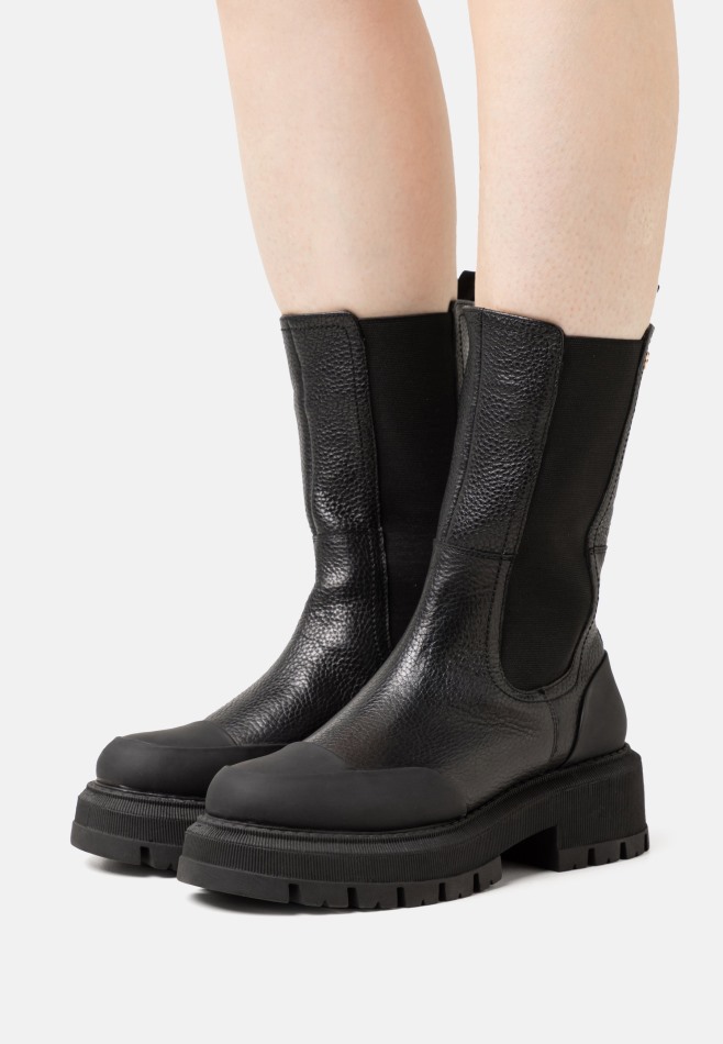 Bottes à Plateforme Gabor Noir | Exclusif